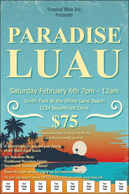 Beach Logo Poster Product Front