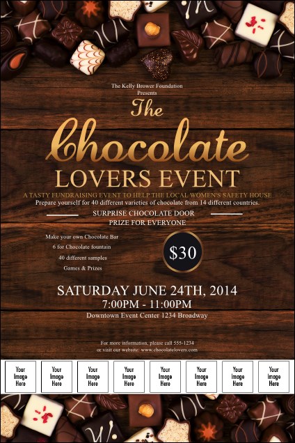 Chocolate Logo Poster Product Front