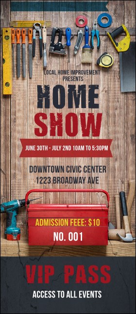 Home Improvement VIP Pass Product Front