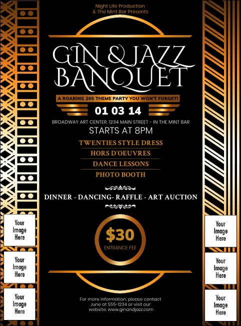 Twenties Logo Flyer Product Front