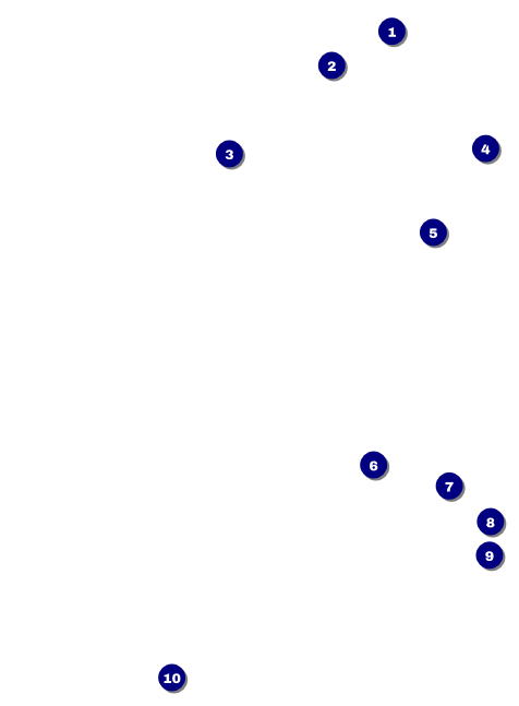 Soccer Ribbon Invitation Front Field Markers