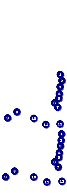 Modern Dance Reserved Event Ticket Front Field Markers