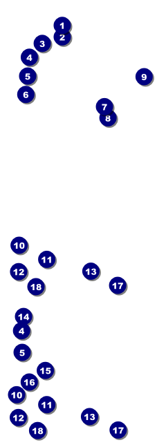 Goth Rave Reserved Event Ticket Front Field Markers