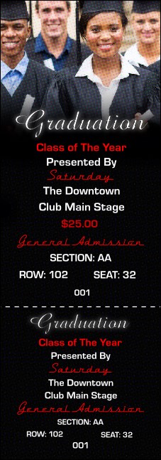 Graduation Reserved Event Ticket