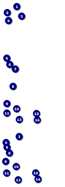 Pancake Stack Reserved Event Ticket Front Field Markers