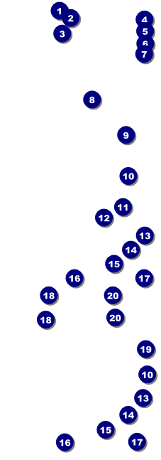 All Purpose Retro Reserved Event Ticket Front Field Markers