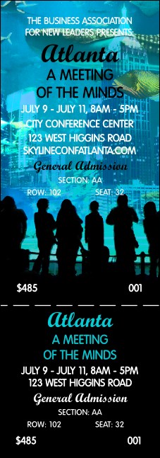 Atlanta Reserved Event Ticket Product Front