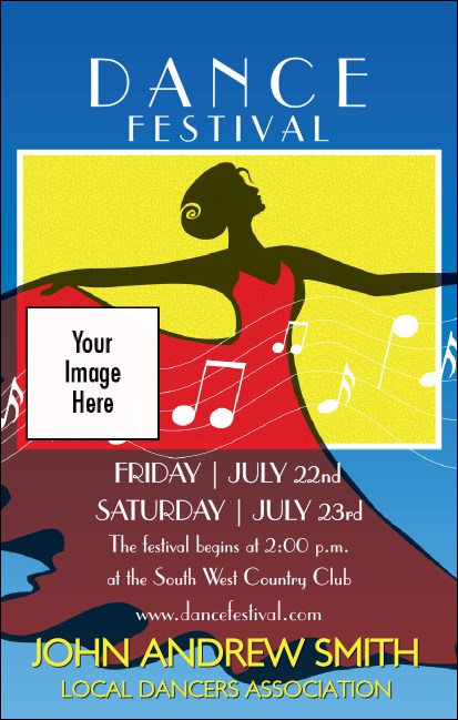 Dance Festival VIP Event Badge Medium Product Front