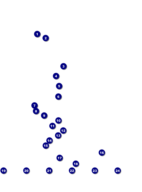 All Purpose Chalkboard Black and White Image Flyer Front Field Markers