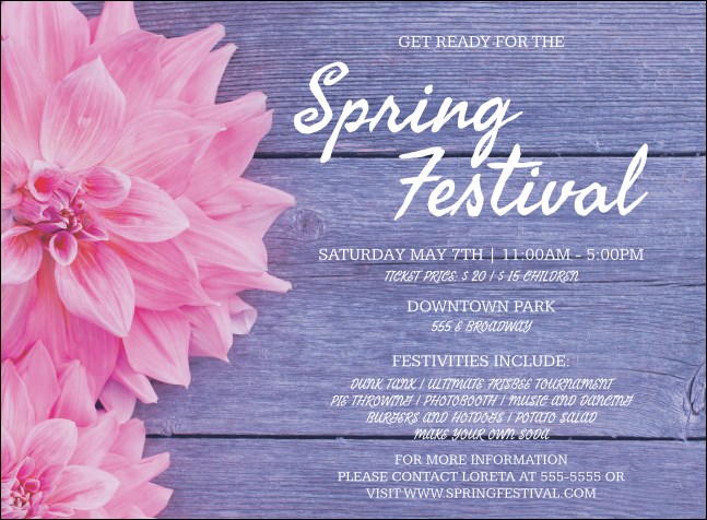 Spring Festival 2 Invitation Product Front