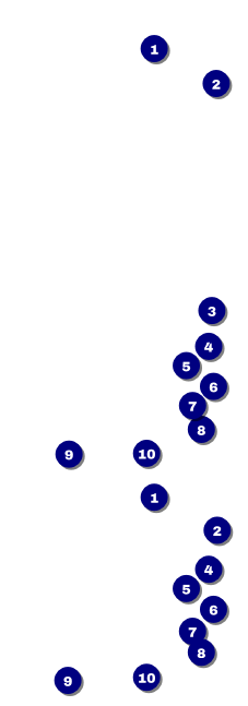 Masquerade Ball 3 Event Ticket Front Field Markers