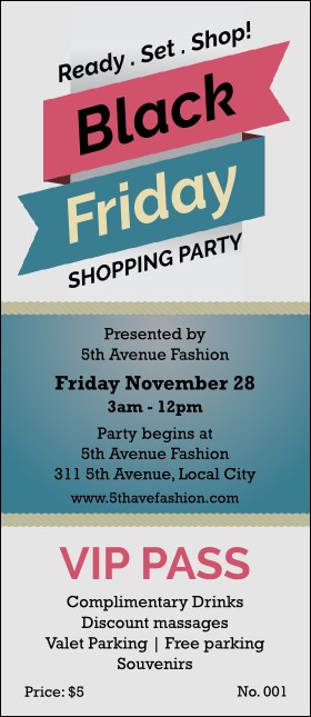 Black Friday Sale VIP Pass