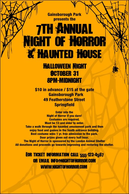 Spider Web 004 Poster (without image banner)