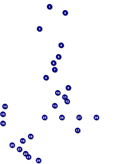 Snowboarding Flyer Front Field Markers