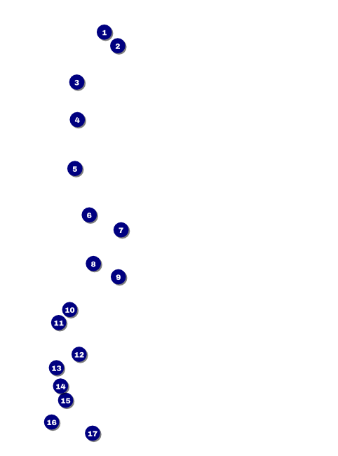 Abstract Lights Flyer Front Field Markers