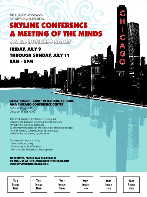 Chicago Flyer with Image Upload