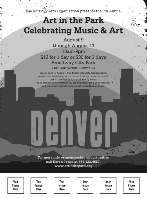 Denver Black and White Flyer