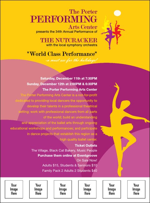 Dance Circles Logo Flyer Product Front