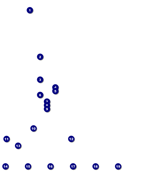 Year Neon Lights Logo Flyer Front Field Markers