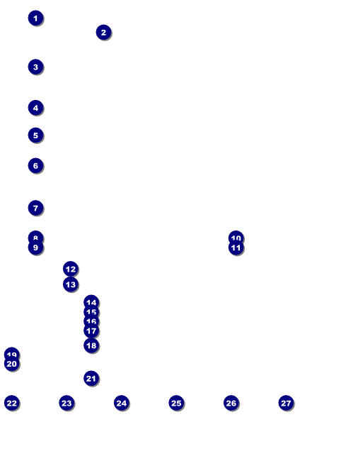 White Ribbon Logo Flyer Front Field Markers