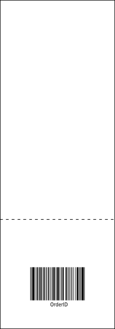 Stylish Rose Event Ticket Product Back