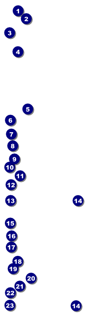 Sunrise Retro Event Ticket Front Field Markers