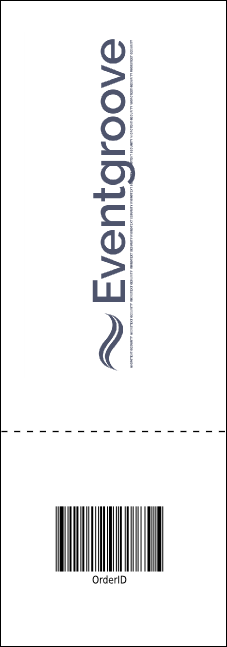 Bow Tie Event Ticket Product Back