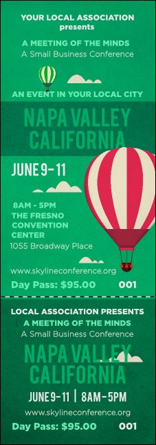Napa Valley Event Ticket