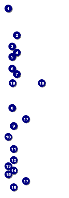 Year Neon Lights Event Ticket Front Field Markers