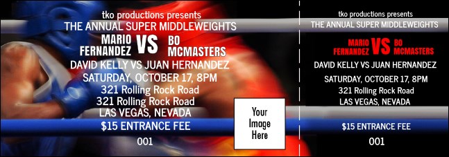 Boxing General Admission Ticket Product Front
