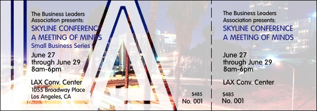 Los Angeles General Admission with stub