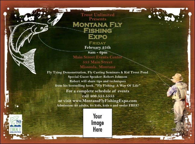 Fly Fishing Invitation Product Front