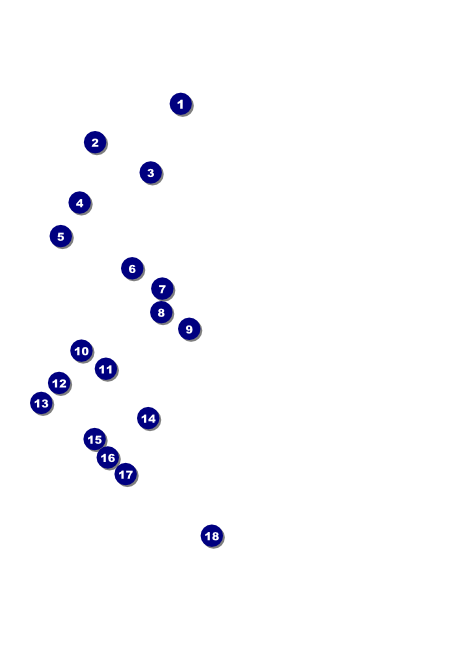 Gala Plaid Green Invitation Front Field Markers