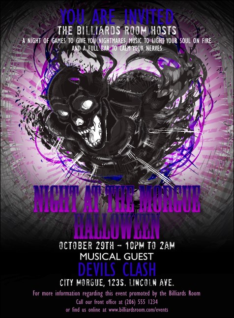 Demon Explosion Invitation