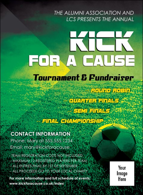 Soccer Field Invitation Product Front