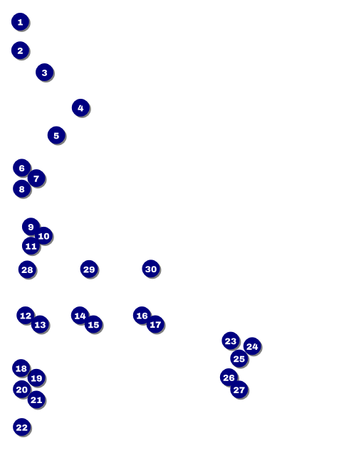 Comedy Retro Microphone Invitation Front Field Markers