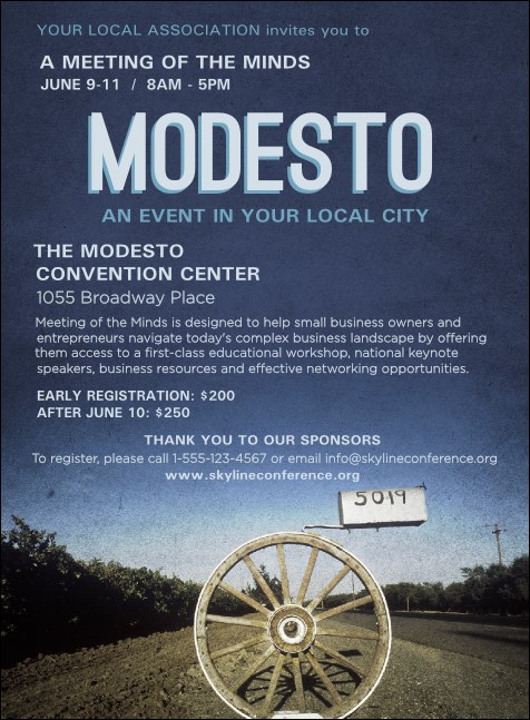 Modesto Invitation Product Front