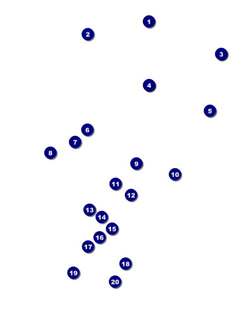 Indianapolis Invitation (black and white) Front Field Markers