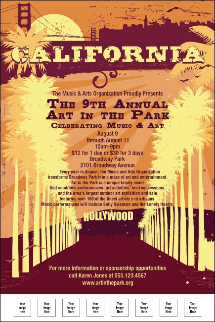 California Poster Product Front