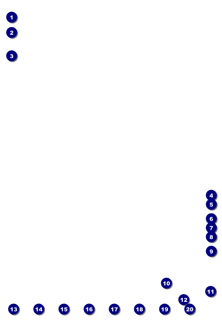 Snow Report Ski Poster Front Field Markers