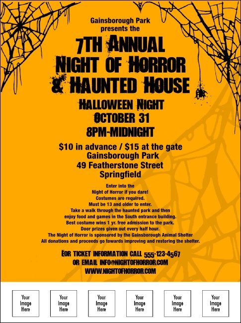 Spider Web Flyer 003 Product Front