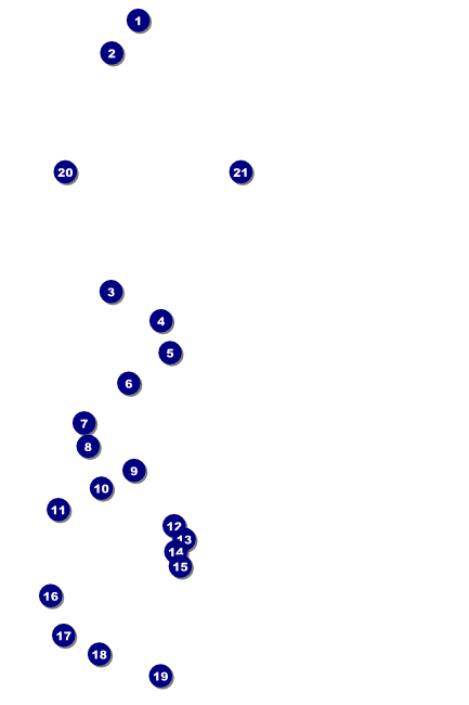 Sports Poster 002 in Red and Black Front Field Markers