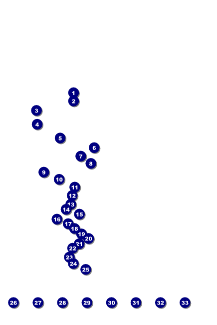 Washington D.C. Poster Front Field Markers