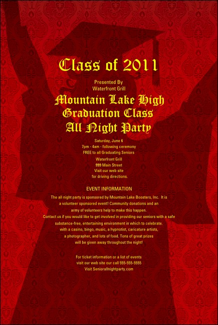 Cap and Gown Poster Product Front