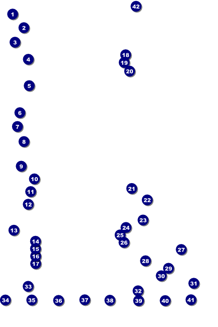 Run for a Cause Orange Logo Poster Front Field Markers