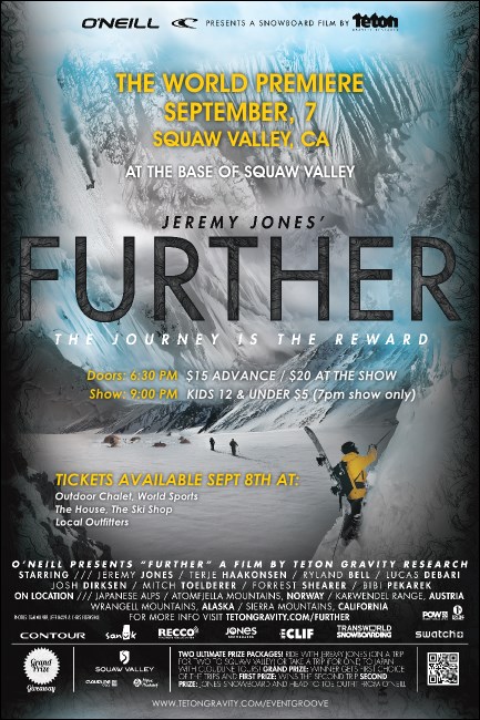 TGR FURTHER Poster with no Sponsor Logos Product Front