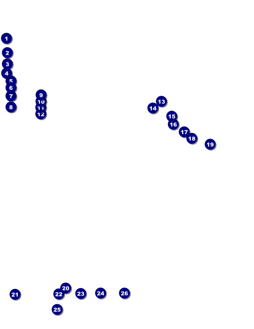 TGR TDF Flyer with 5 Sponsor Logos Front Field Markers