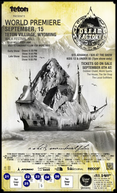 TGR TDF 8.5x14 Flyer 5 Sponsor Logos Product Front