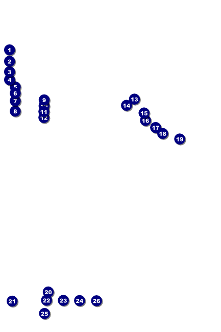 TGR TDF Poster with 5 Sponsor Logos Front Field Markers