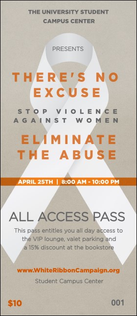 White Ribbon VIP Pass